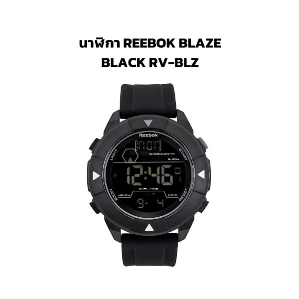 นาฬิกา REEBOK BLAZE BLACK RV-BLZ (G9-PBPB-BW) [RV-BLZ-G9-PBPB-BW]